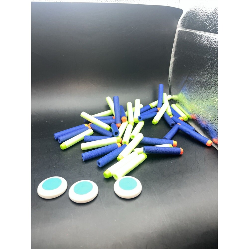 NERF Foam Dart Bullets Assorted, Mixed Colors 41 QTY